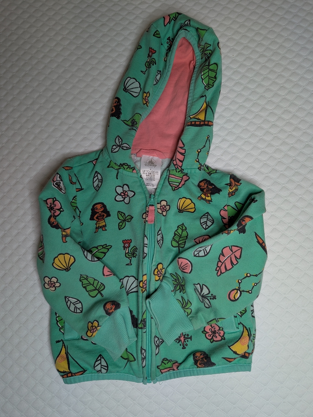 Disney Moana Zip Hoodie